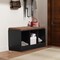 Costway 3-Cube Storage Box Organizer Shoe Bench w/ Padded Cushion Books Toys Decorations